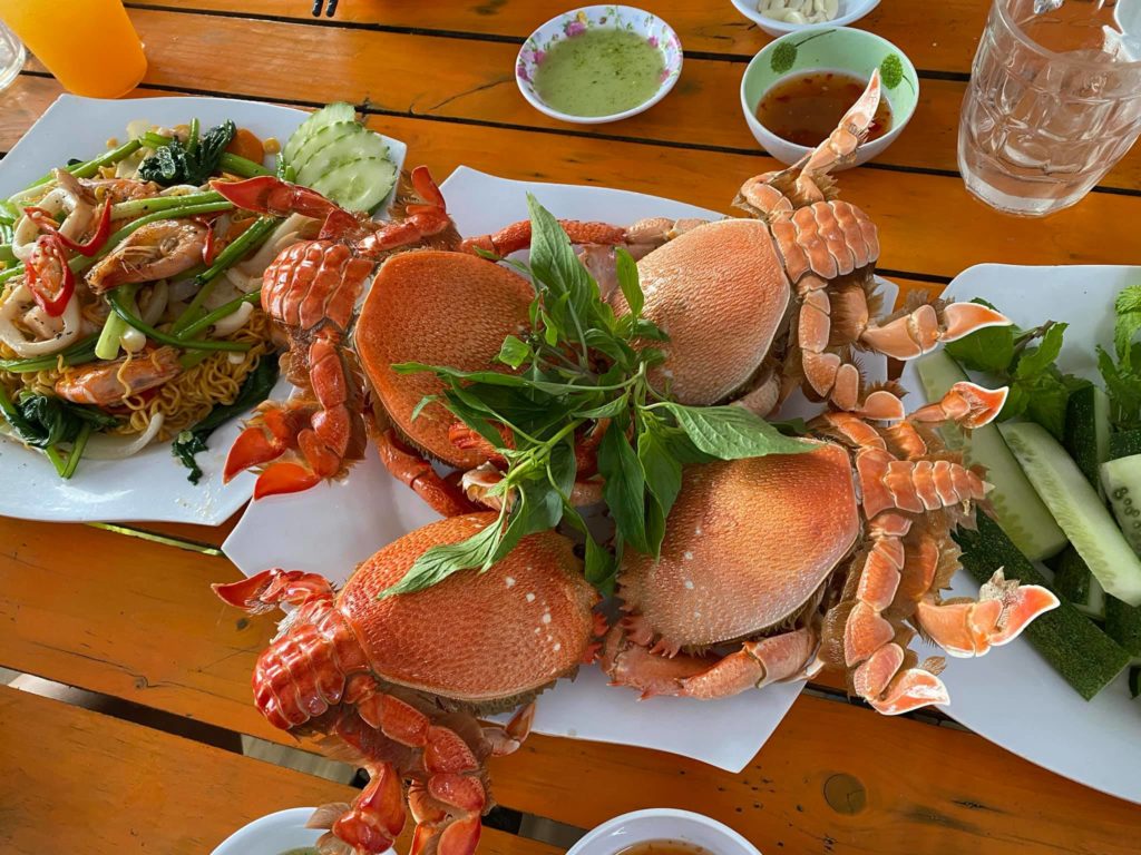 Huynh De Crab – A dish to enjoy when traveling to Ky Co Eo Gio