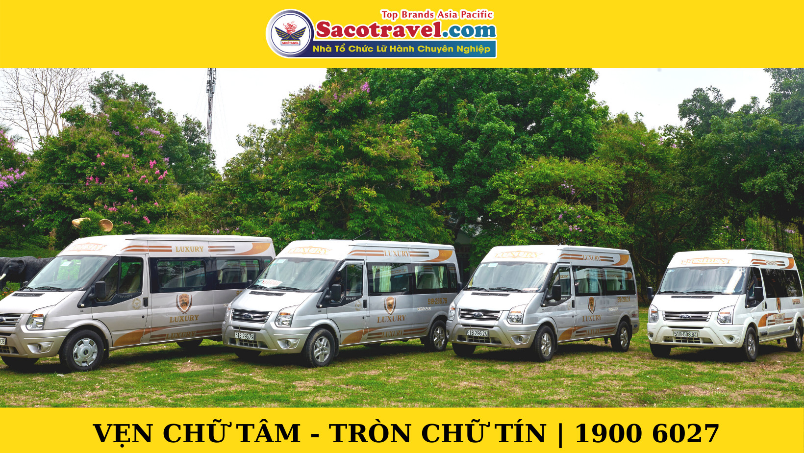 Xe Limousine 9 chỗ của Saco Travel