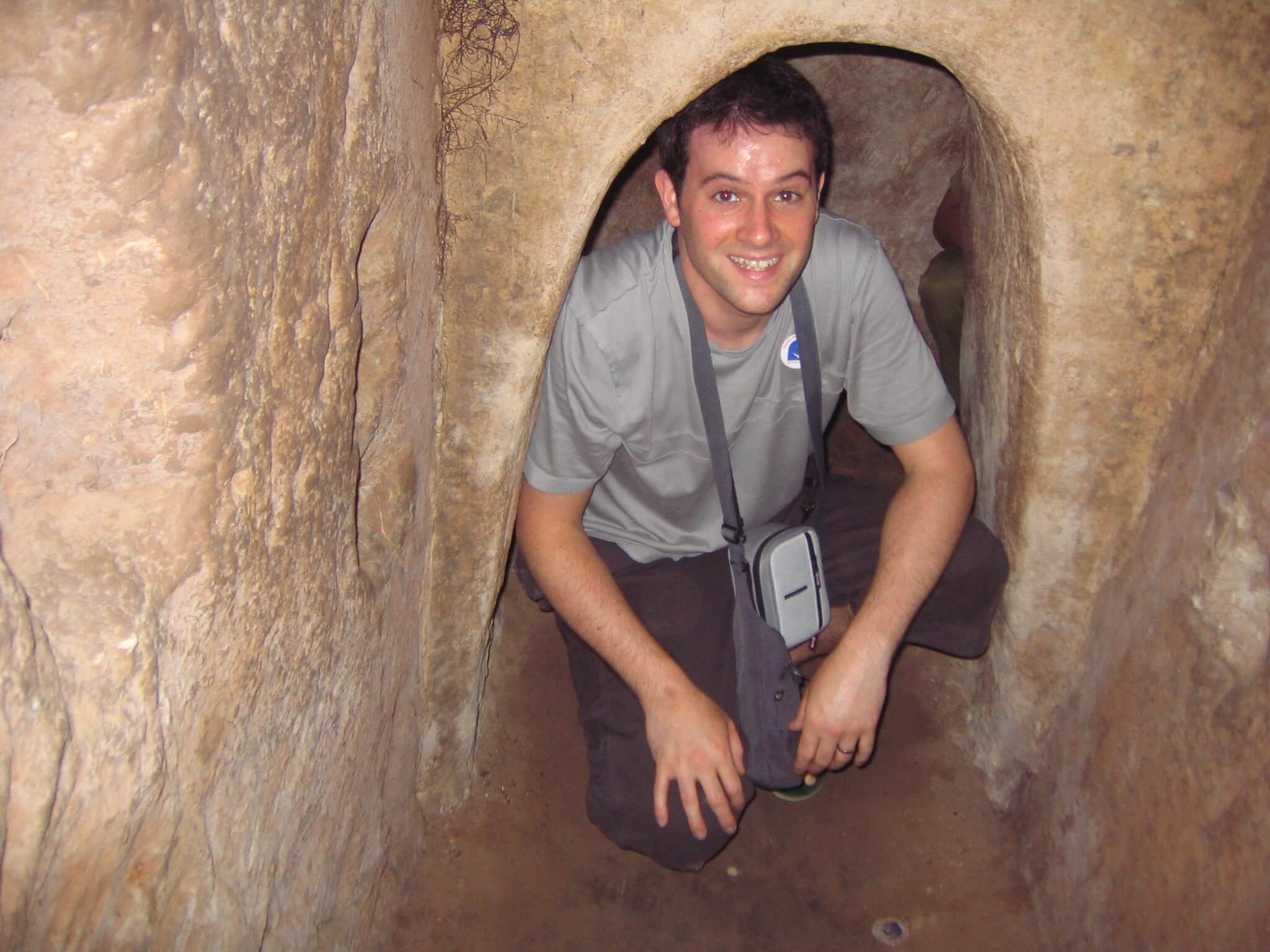 Visiting Cu Chi tunnels area