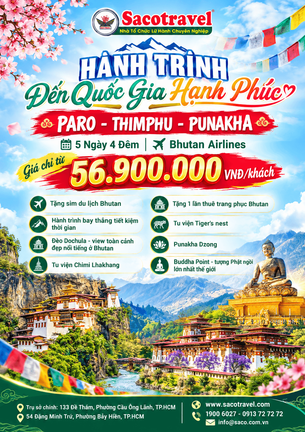 tour bhutan sacotravel
