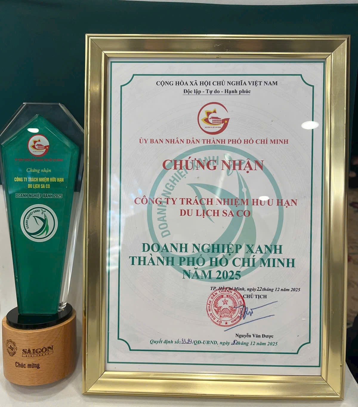 doanh nghiệp xanh