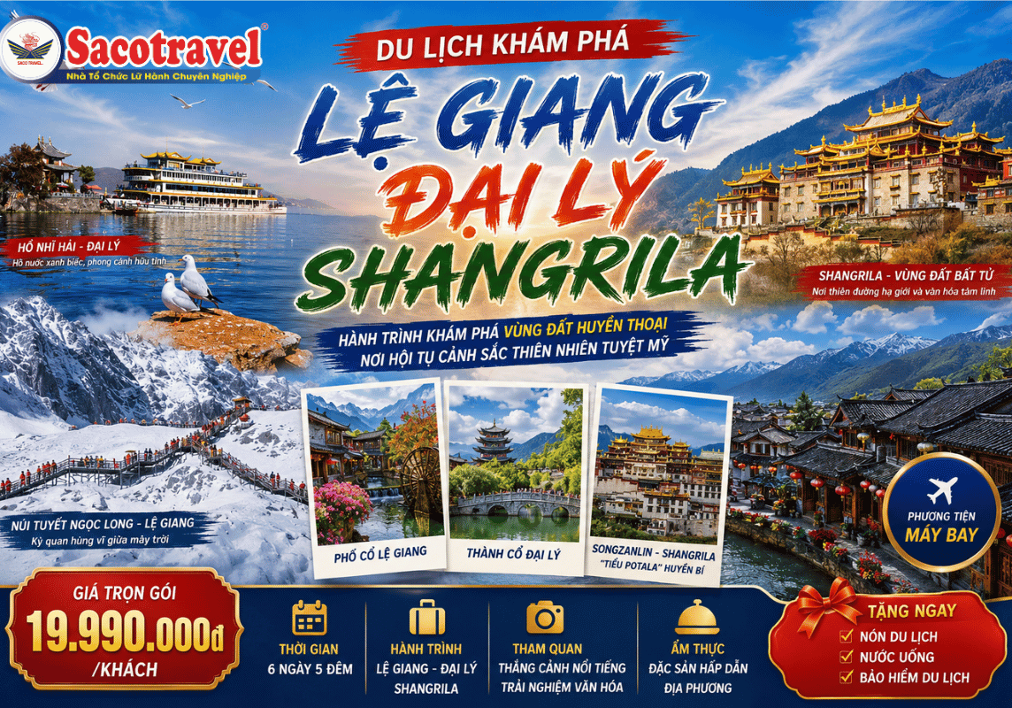 Khám phá Lệ Giang - Đại Lý SHANGRILA