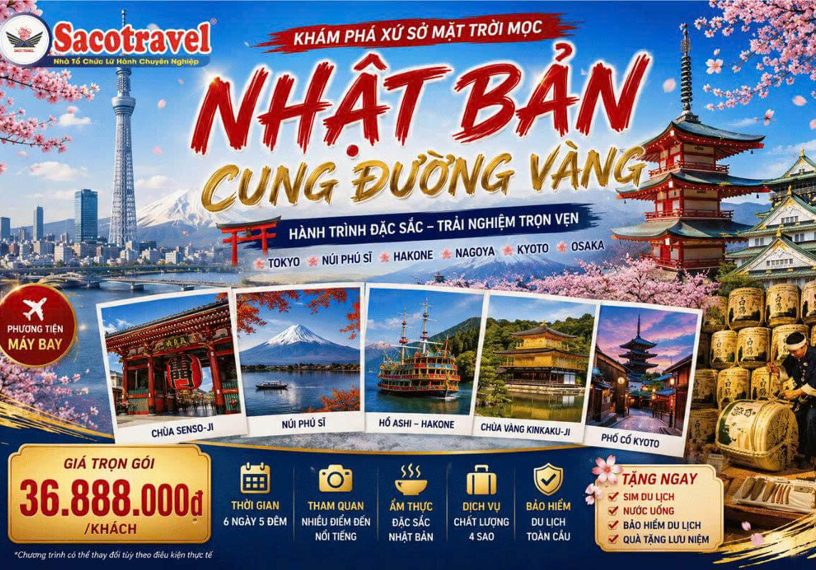 Tour NHAT BAN cung đường vàng